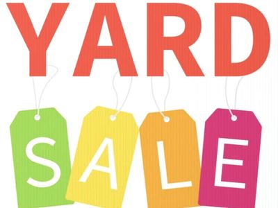 Yard sale this Saturday 8/15