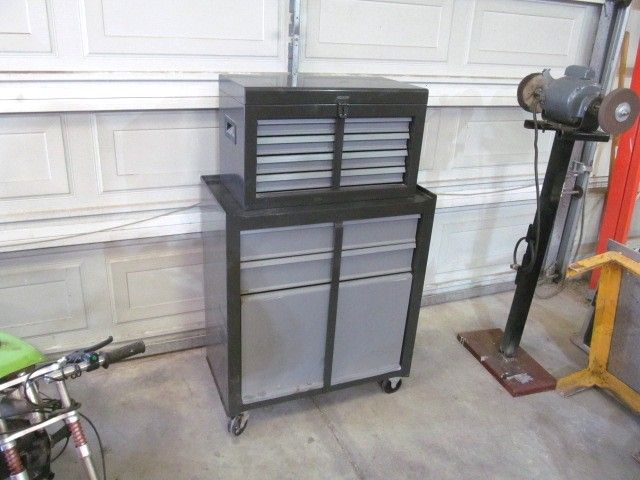 Rollaway toolbox. Top and Bottom box