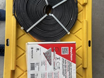 Heat tape for roof