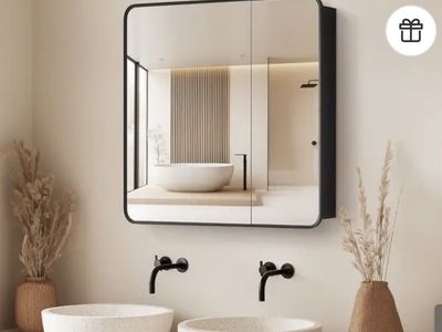 New 36”x32” medicine cabinet mirror