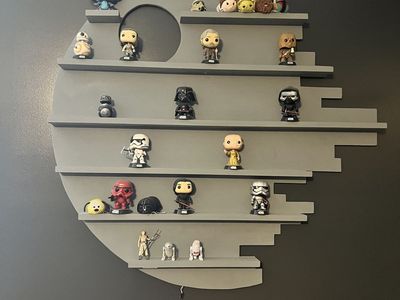 Death Star-esque shelving