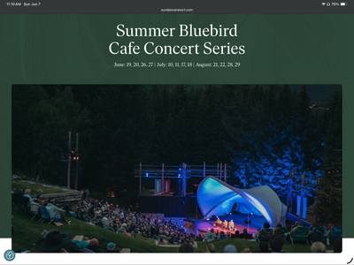 Bluebird Cafe Concert Series 6/20 @ 6 pm