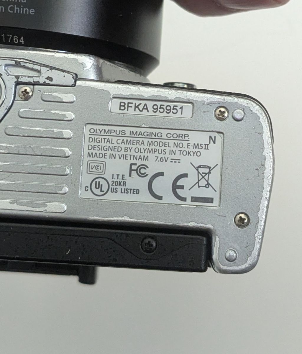 Olympus EM5 Mark II digital camera micro four thirds