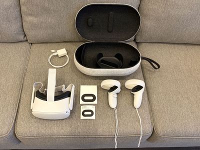 Oculus Quest 2 VR Headset 128GB with Controllers, Charger, and Carrying Case