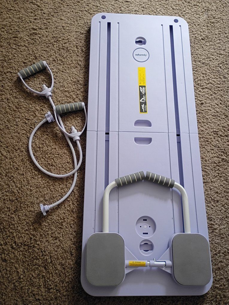 Reformly Pilates Reformer Board with Resistance Bands - Purple