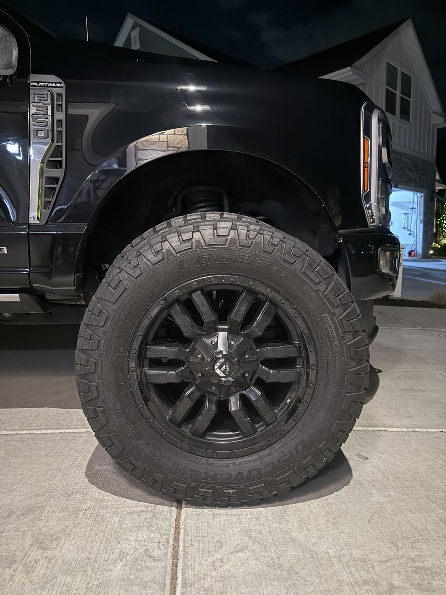 8x170 mm Fuel Wheels w/ 35 x 12.5 Cooper Discoverer AT3 XLT Tires