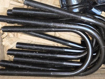 8-8" steel u bolts. New