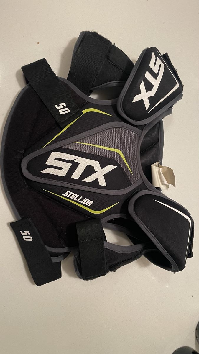 STX Stallion 50 Lacrosse Shoulder Pads Small Black