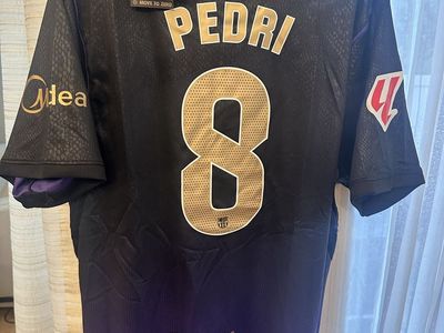 Nike FC Barcelona Pedri #8 Special Edition Jersey Large Nike FC Barcelona Pedri #8 Kobe Bryant Mamba Edition Jersey Fits Large