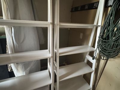 Two bookcases