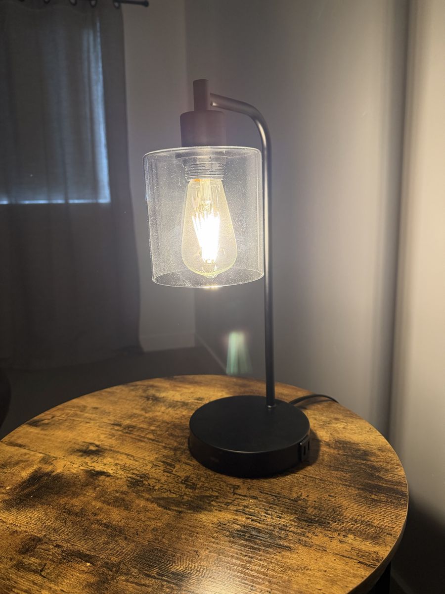 Table Top Glass Lamp