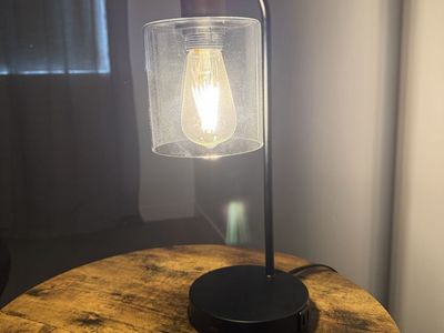 Table Top Glass Lamp