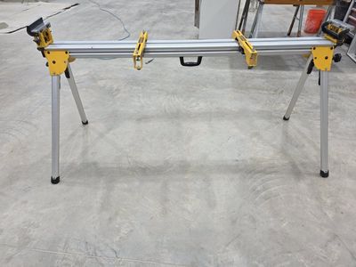 DeWalt DWX723 Heavy Duty Miter Saw Stand - Type 3 Portable Workstation with Adjustable Legs