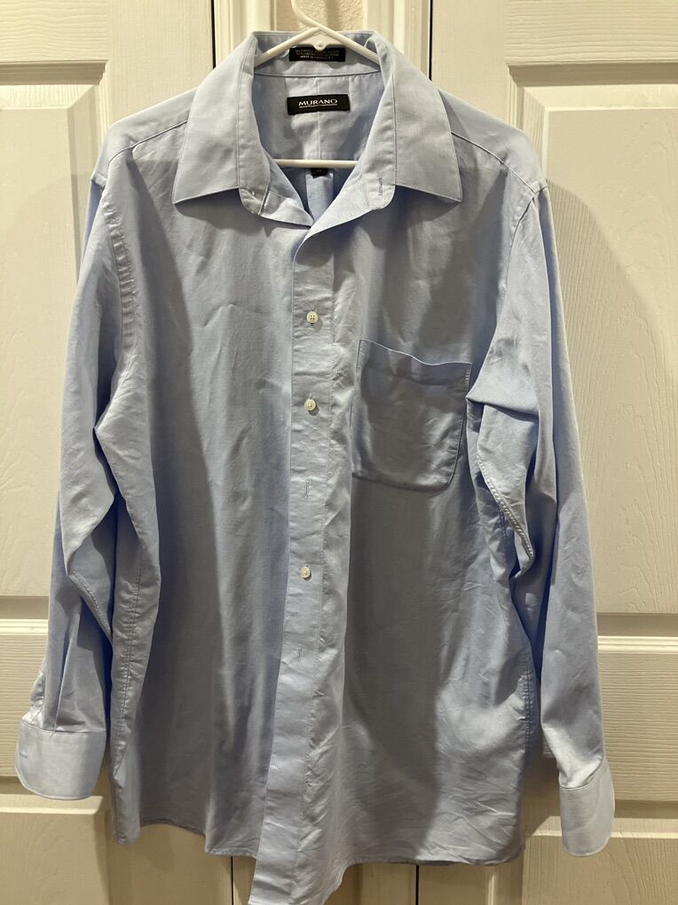 Sky Blue Murano Button Up Dress Shirt