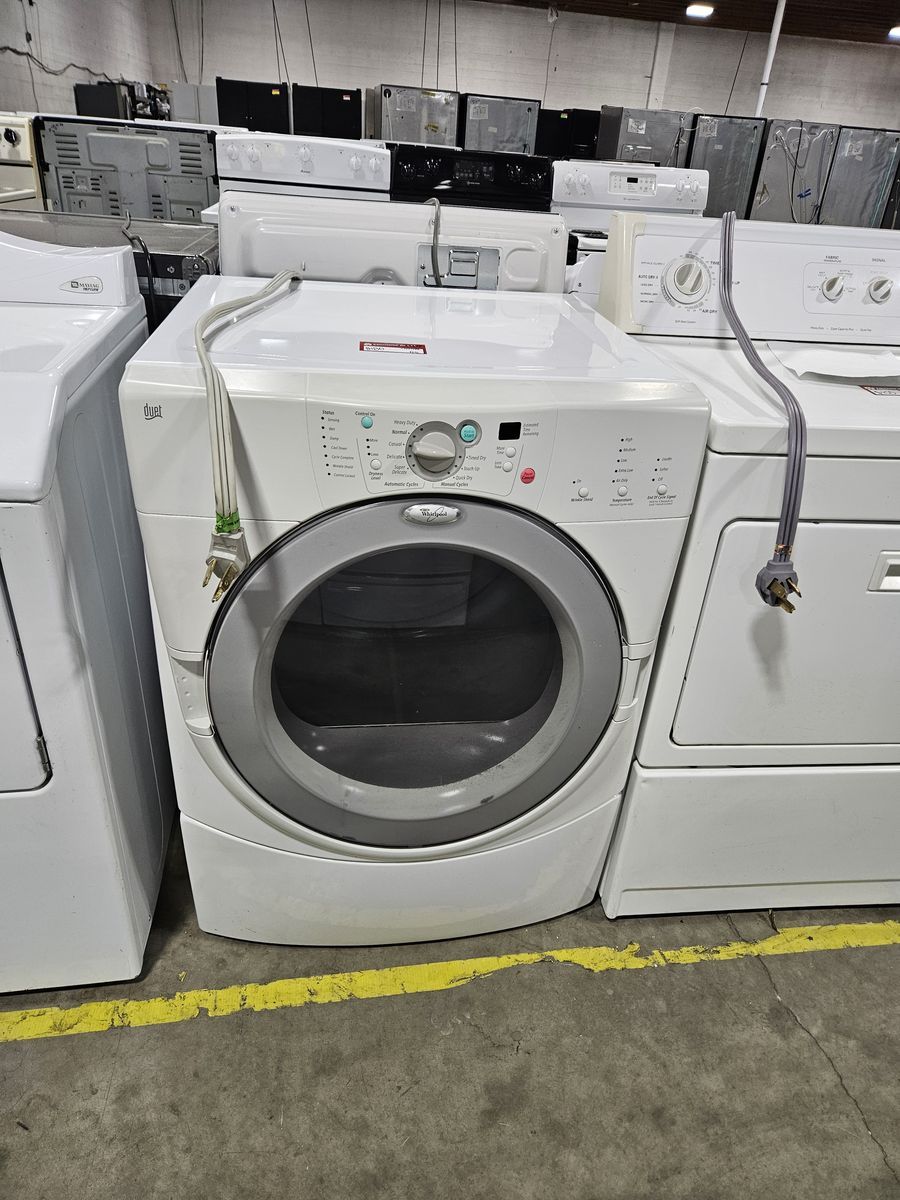 Whirlpool Duet Front Load Electric Dryer - White, UsedGood Condition