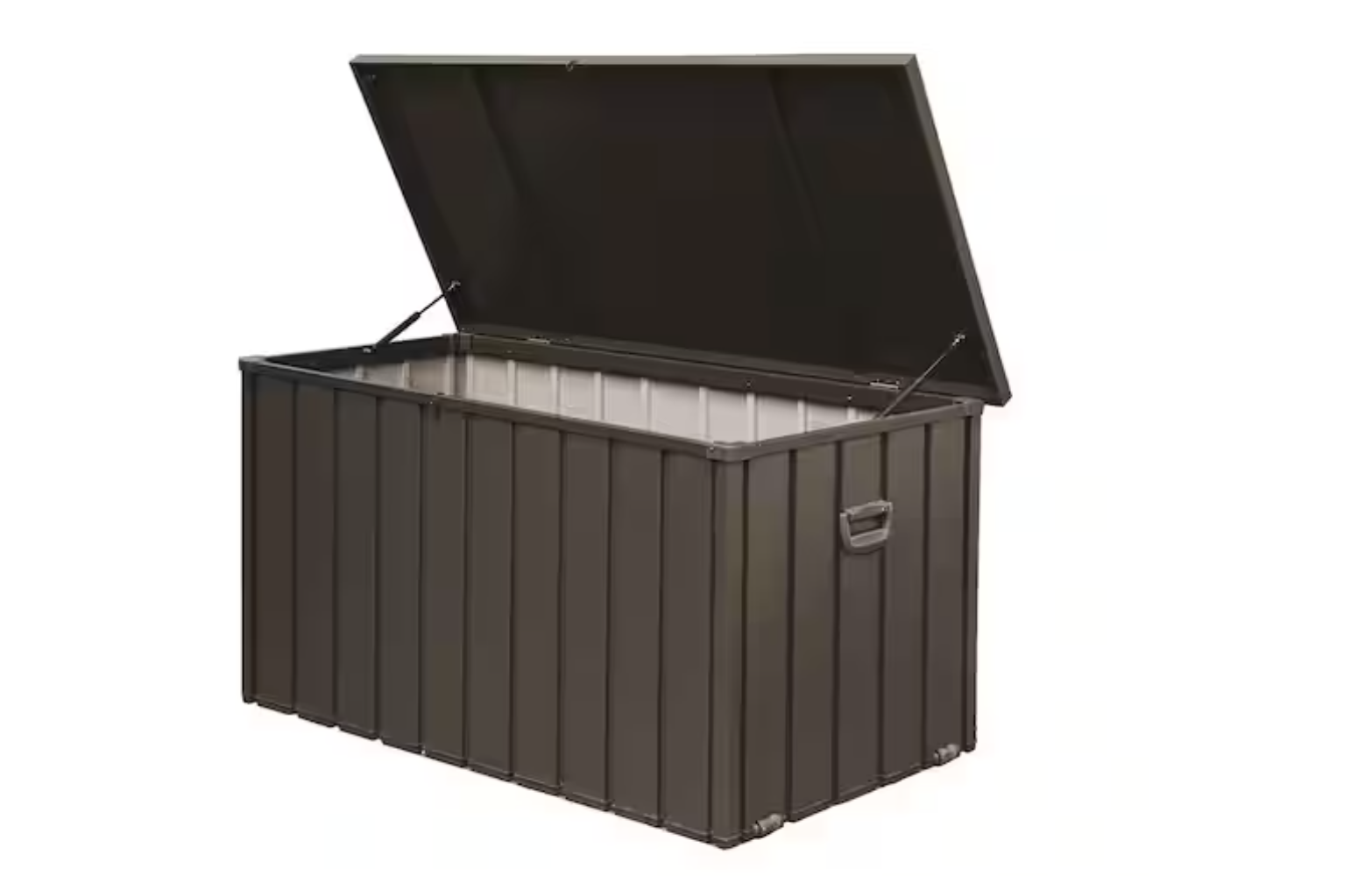 New in Box ,200 Gal. Dark Brown Metal Deck Box 54" wide