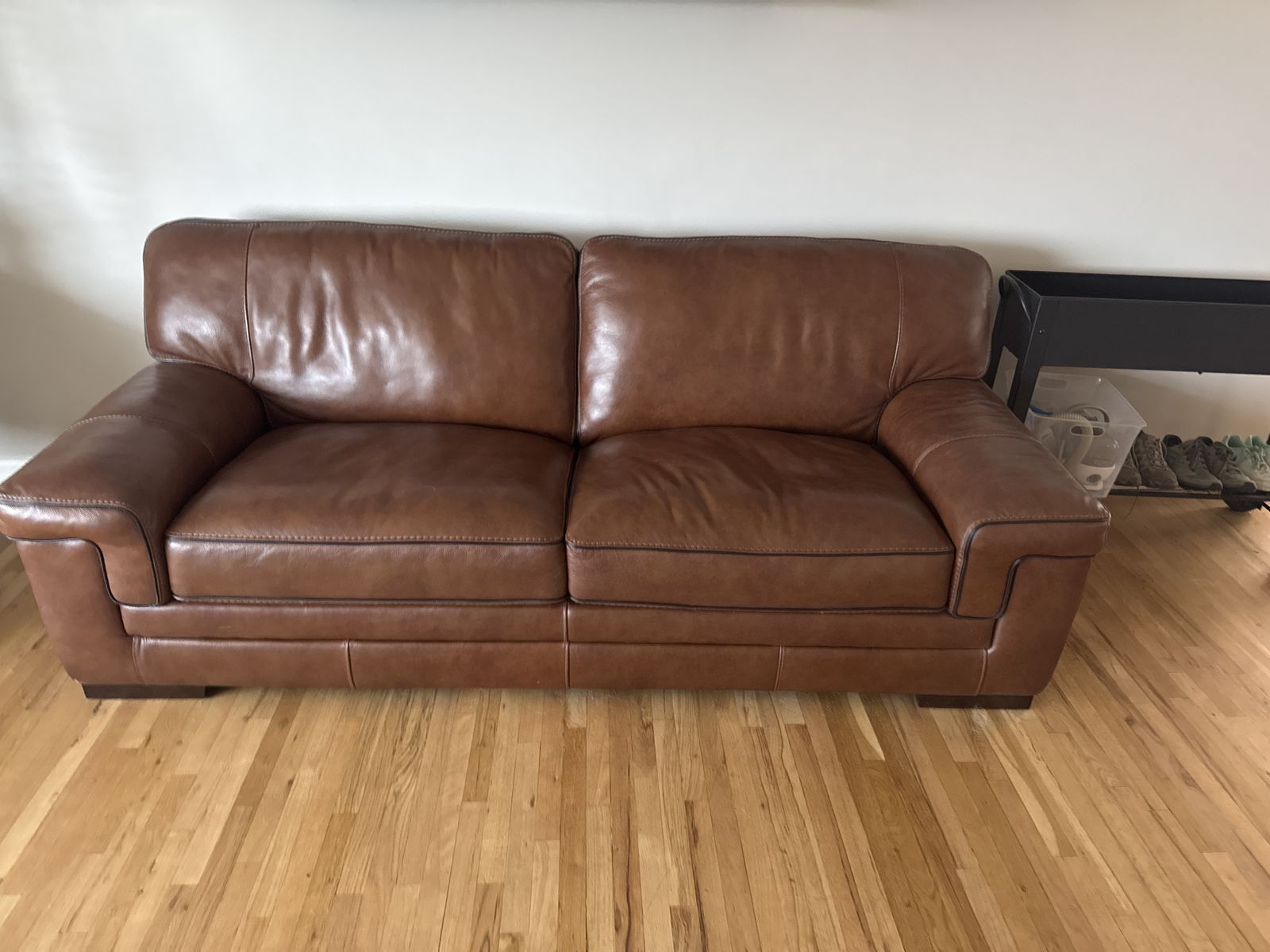 Leather Sofa and Love Seat