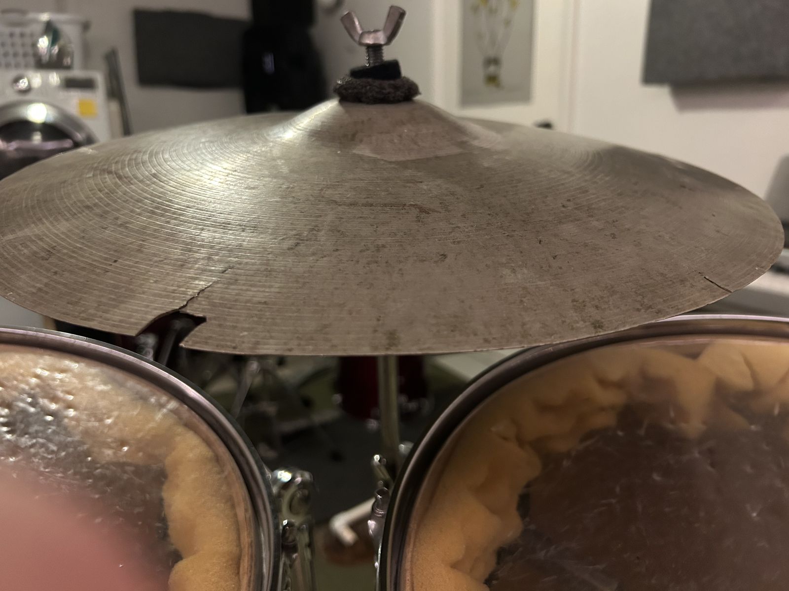 Vintage Zildjian 15” Crash Cymbal