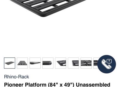 Rhino Rack Pioneer Rooft Rack Platform 84 X 49