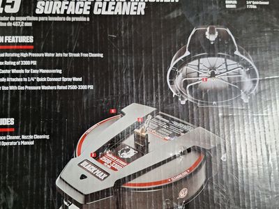 Pressure washer surface cleaner 15 inch new