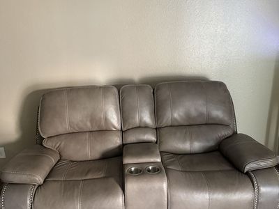 Leather recliners set