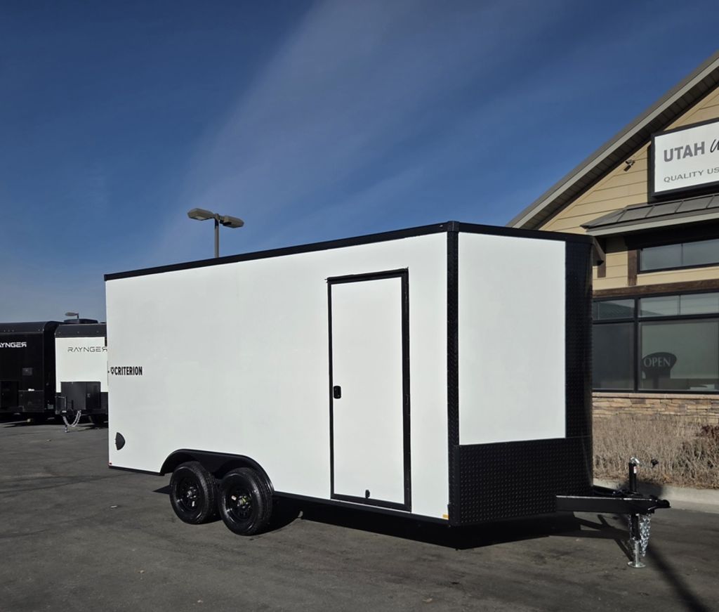 2026 Criterion 8x16 / 8.5x16 .080 Aluminum Exterior Enclosed Cargo Trailer New