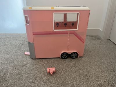 Our Generation Pink Toy Horse Trailer for 18-inch Dolls