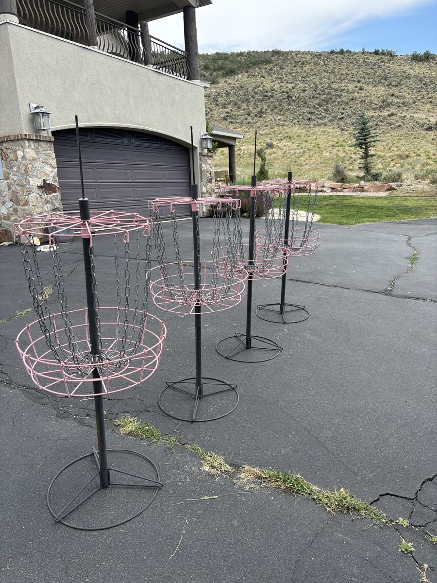 Frisbee Golf Chain Baskets
