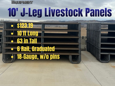 10' J-Leg Livestock Panel