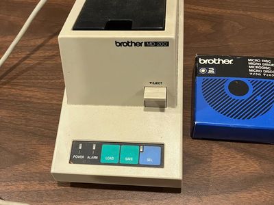 Vintage Brother MD-200 External Disk Drive