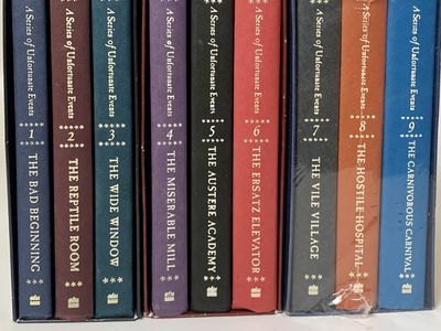 New / like new A Series of Unfortunate Events hardcover book 1-9