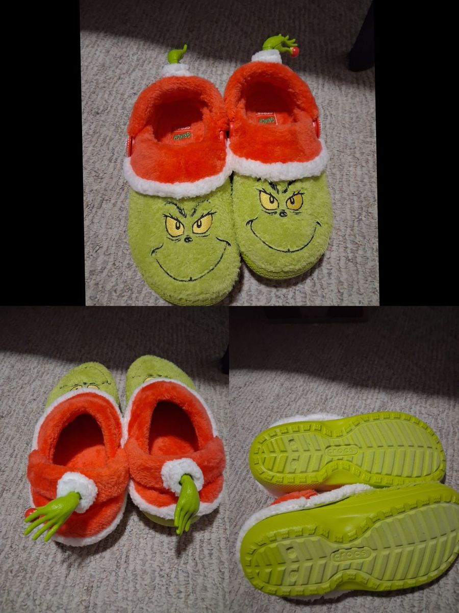 Grinch crocs for men or woman *please Read Descrip