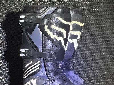 Fox comp dirt bike boots size 9