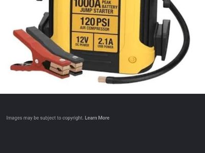 Everstart Maxx 1000 peak jump starter with compressor