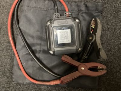 B2Q Battery Tester Diagnostic Tool with Clamps and Pouch