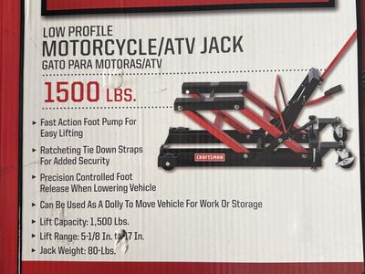 Craftman Motorcycle /ATV Jack