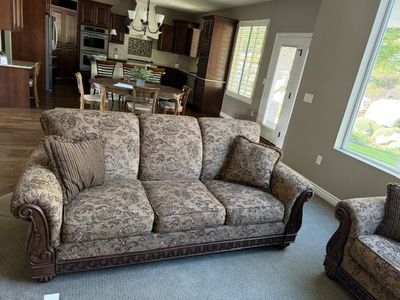 Living Room Couch and Love Seat