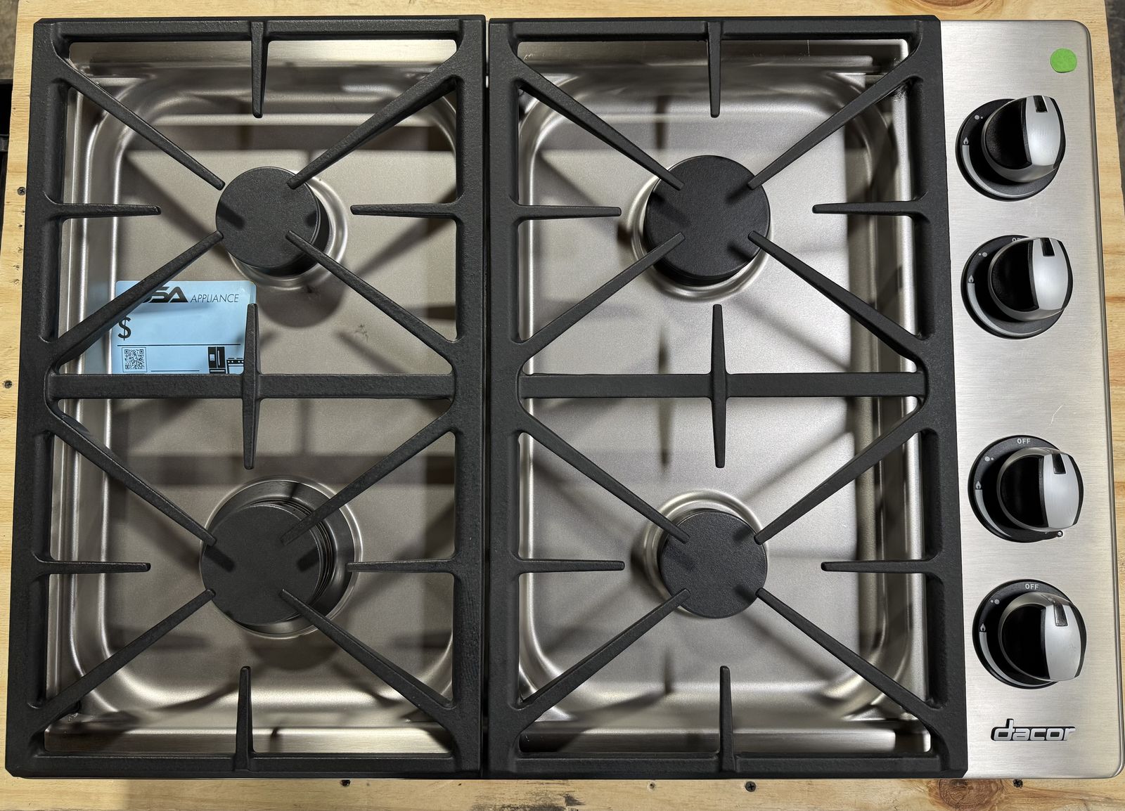 HIGH QUALITY DACOR GAS COOKTOP