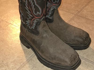Ariat Work Men's Groundbreaker Pull-On Waterproof Composite Toe Work Boots Size 8.5D
