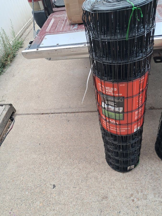 3 ft. x 50 ft. Galvanized Steel Black PVC Coated Welded Wire 16 gage