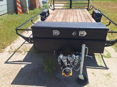 14ft. flatbed trailer.