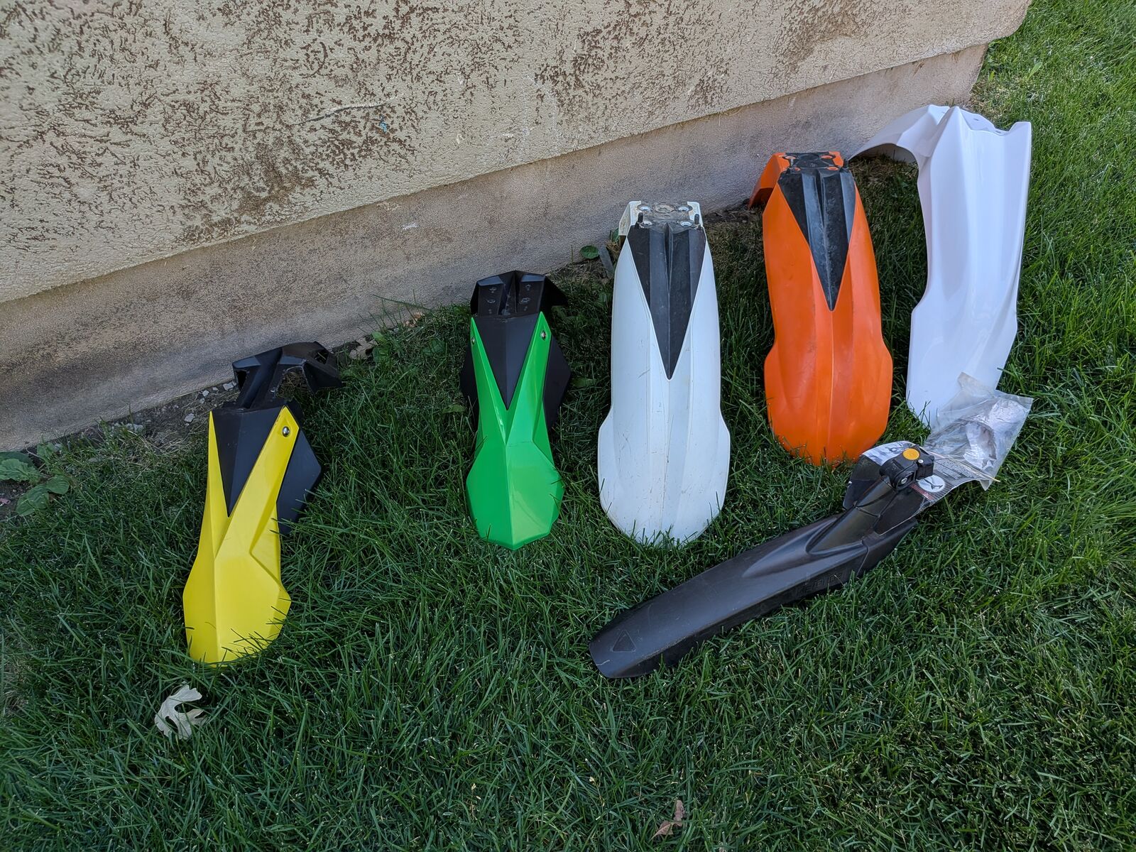 Front MX fenders (CRF450R, KLX, supermoto...)