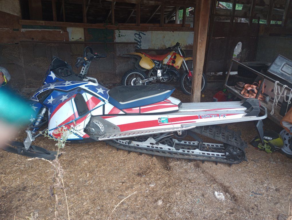 Twisted FX American Flag Snowmobile (Ski-Doo inspired design)