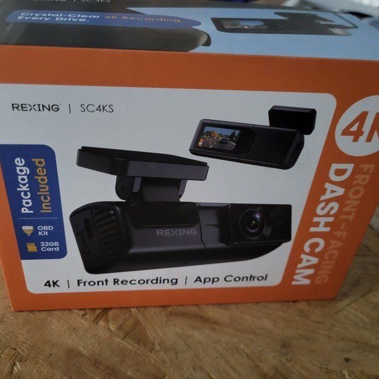 4K Front Recording Dash Cam 
REXING**