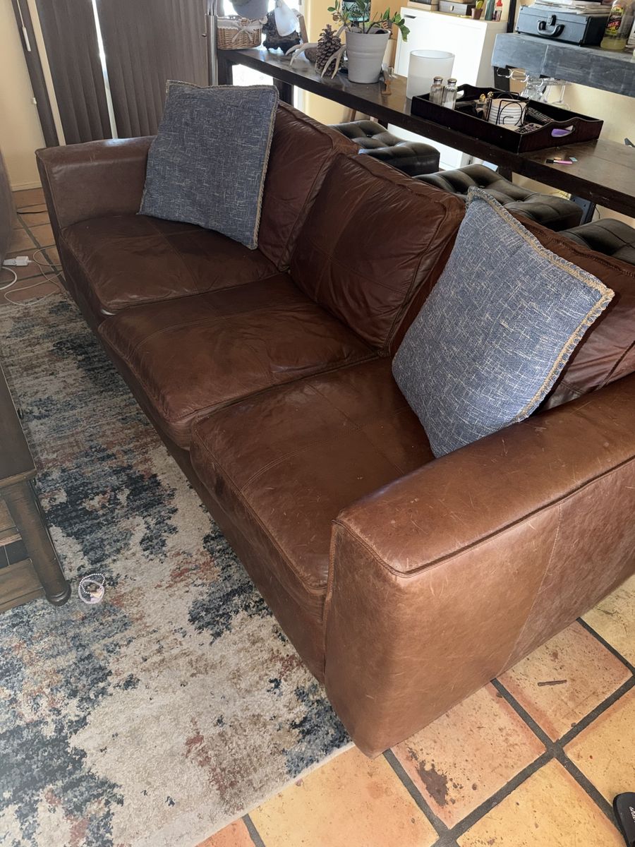 Genuine Leather Sofa