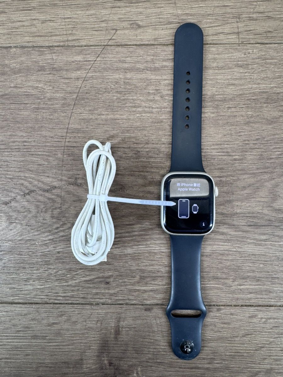 APPLE WATCH SERIES 7 NIKE 45MM ALUMINUM SILVER GPS + LTE #WCP038230