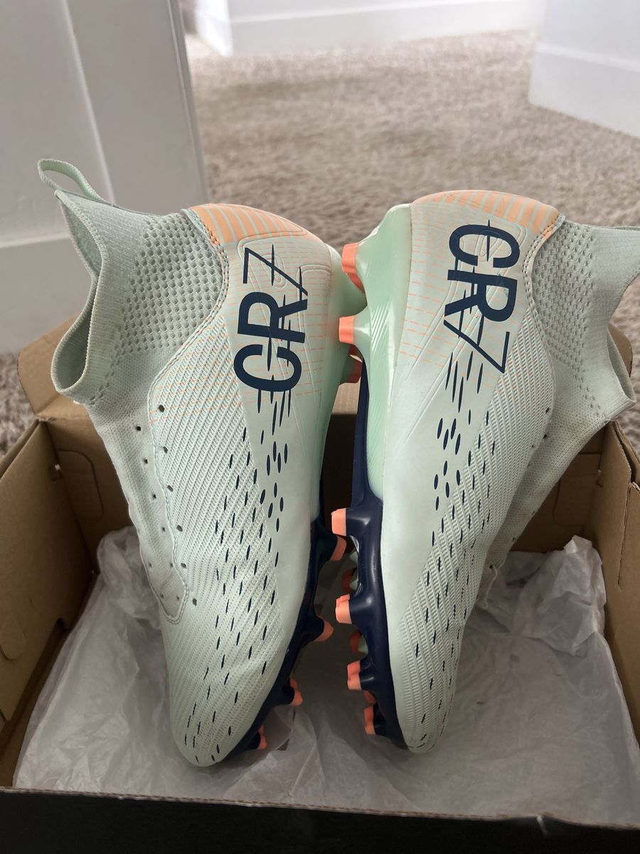 Nike CR7 Mercurial Dream Speed Superfly 8 Elite FG Soccer Cleats - Light Green/Orange - NEW