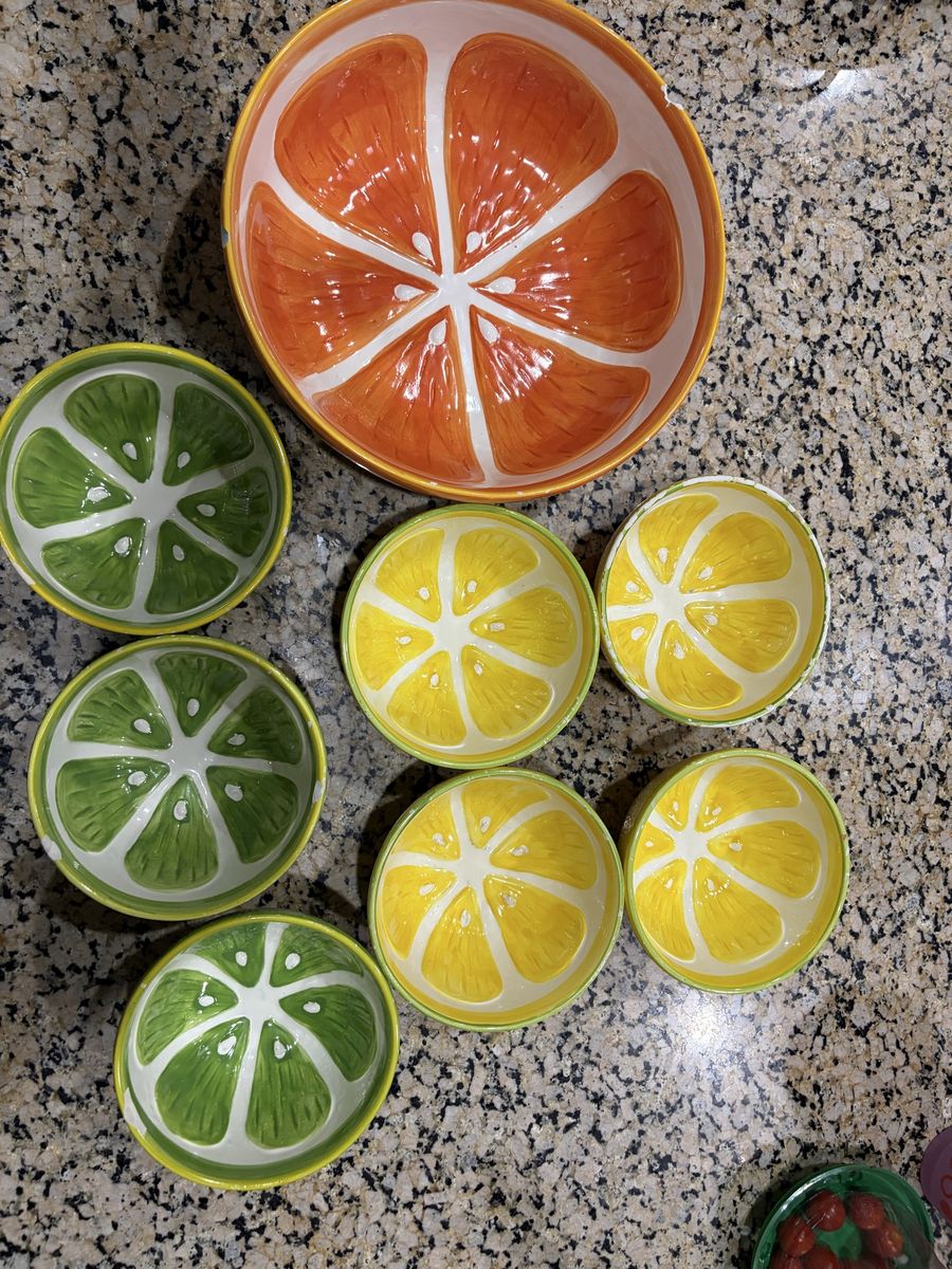 Citrus bowls. So cute