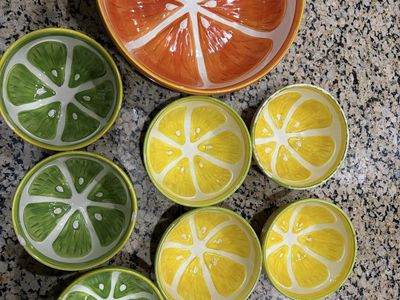 Citrus bowls. So cute
