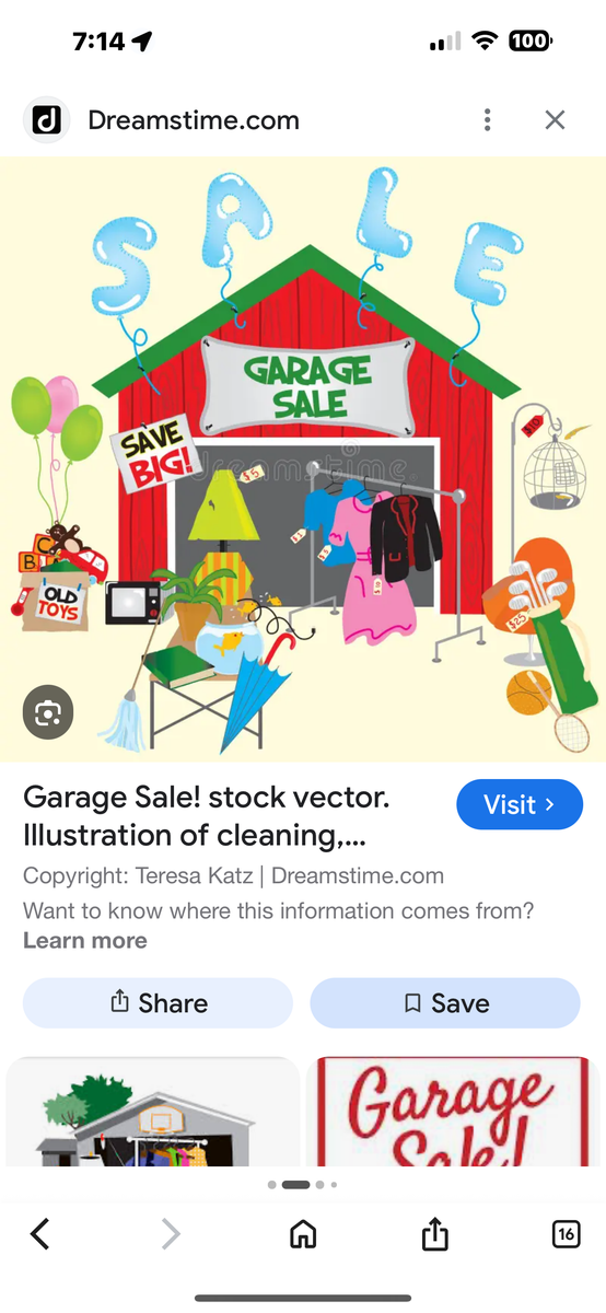 Multi family garage sale